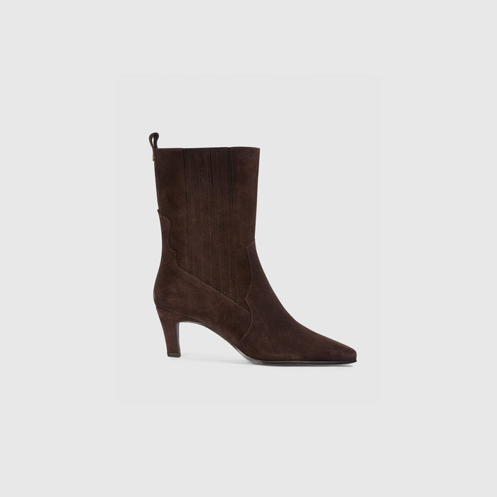 Heather Ankle Boots - Chocolate