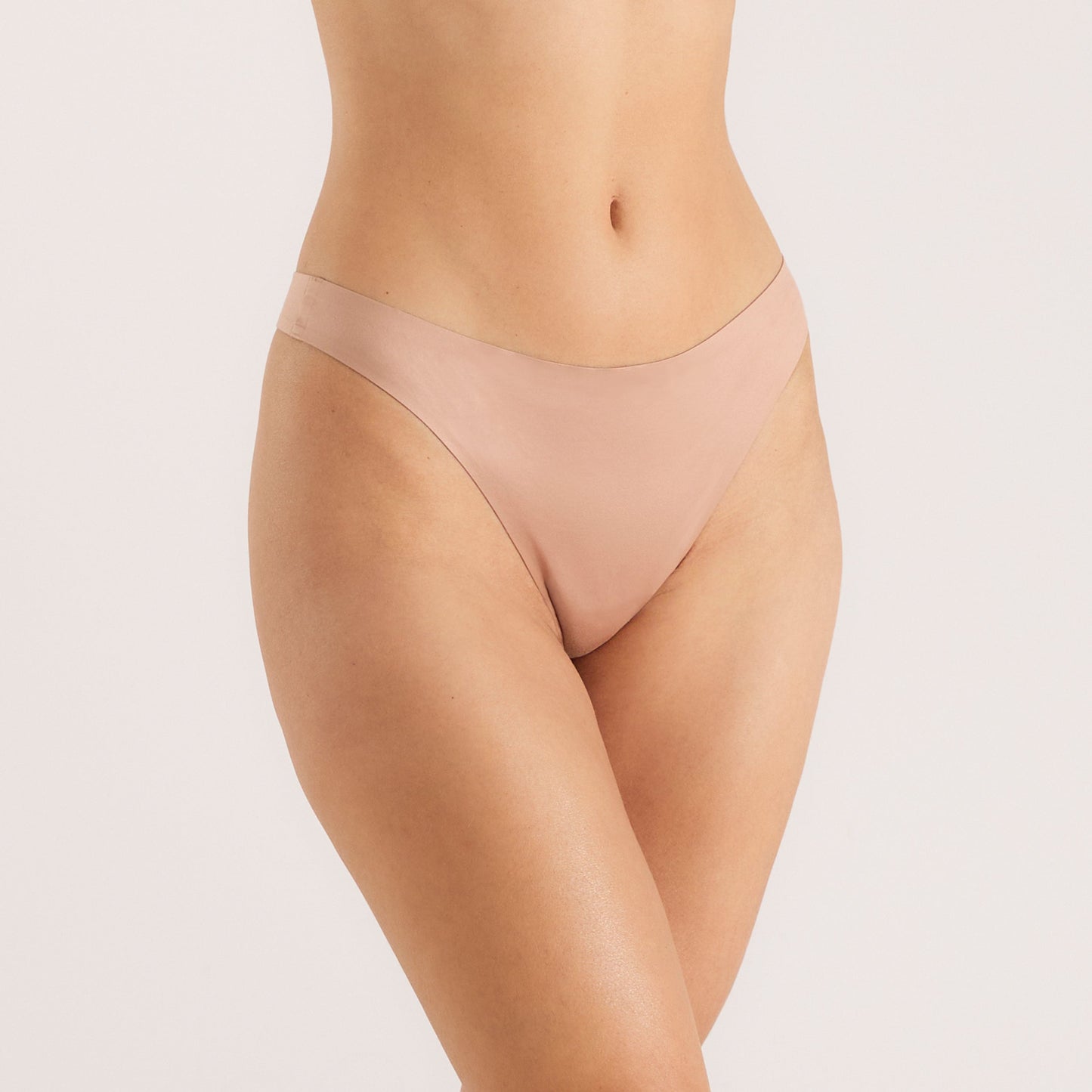 Seamless Bonded Thongs (3-Pack) - Honey
