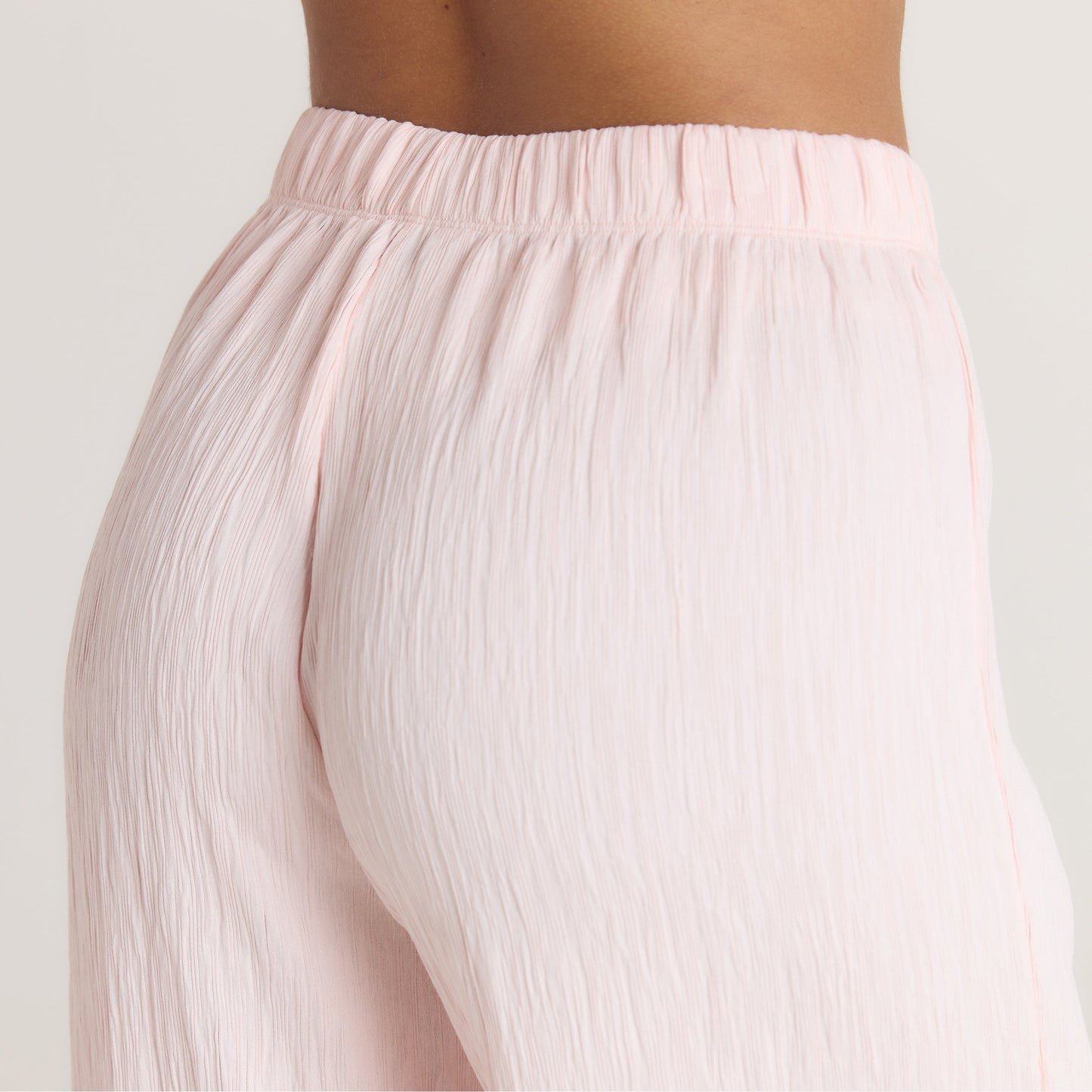 Crinkle Pajama Pants - Pink