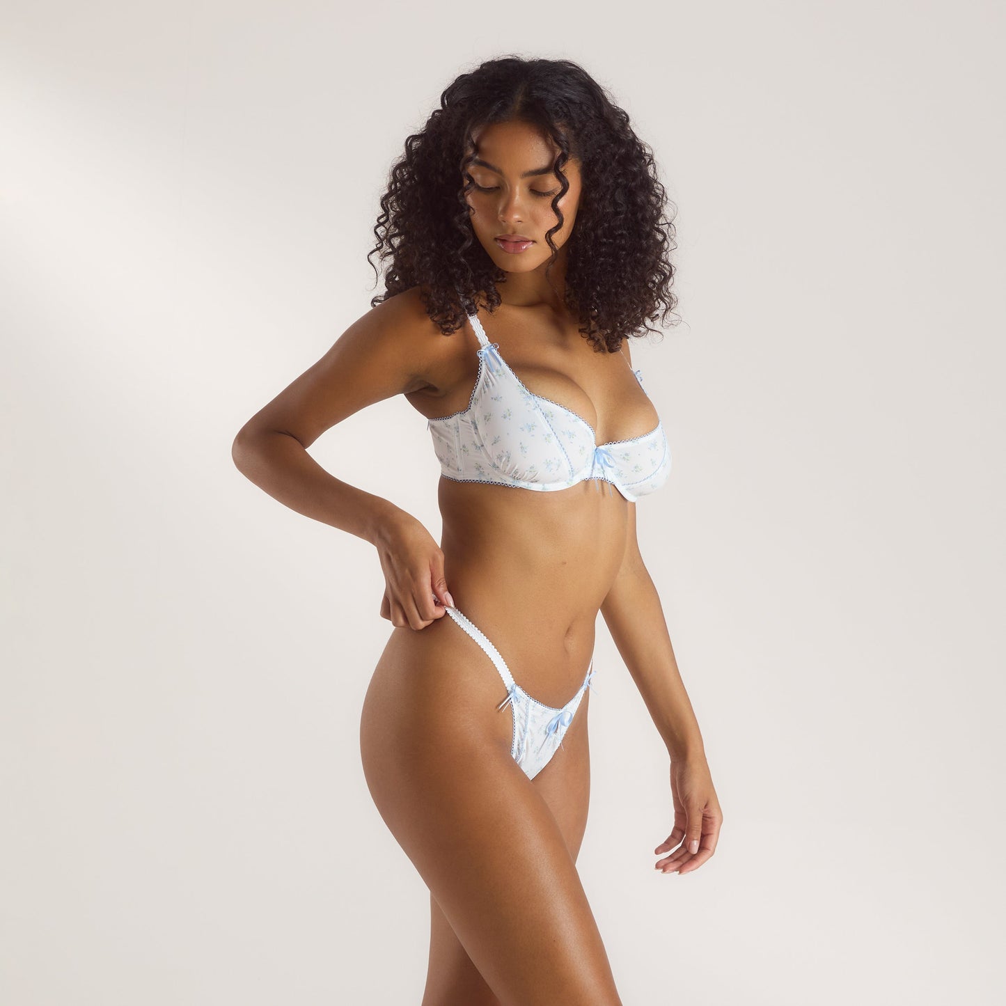 Summer Balcony Bra - Blue Floral