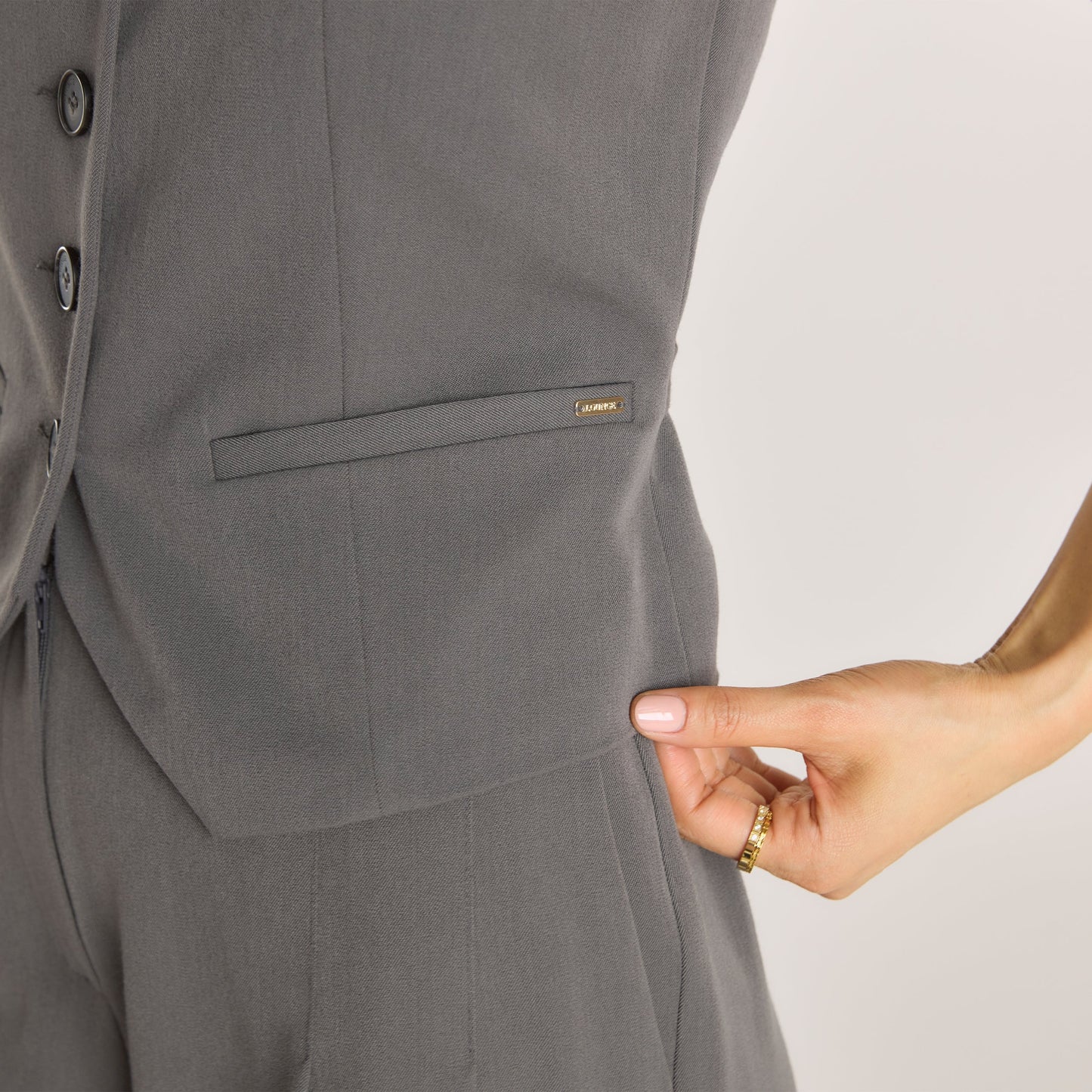 Tailored Waistcoat - Charcoal