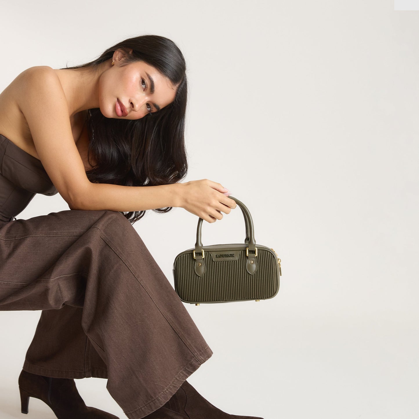Annika Bowling Bag - Olive