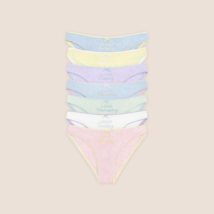 Days of the Week Briefs (7-Pack) - Multicolour Pastel