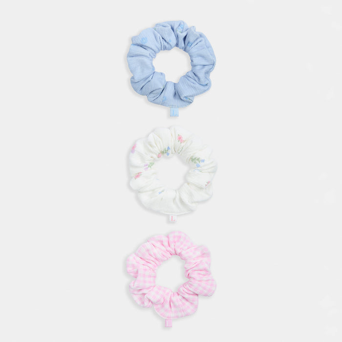 Printed Scrunchies (3-Pack) - Multi