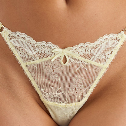 Lace Thongs (3-Pack) - Pastel