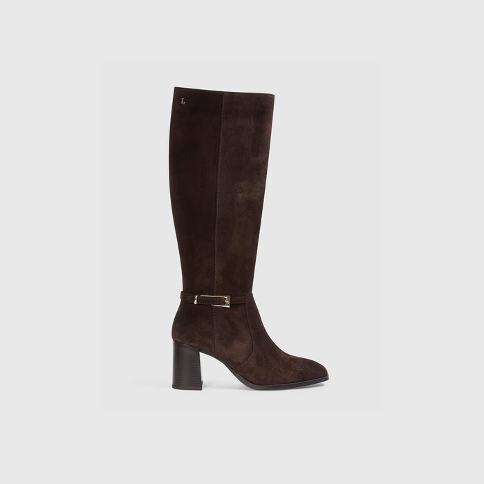 Ivy Knee-High Boots - Chocolate