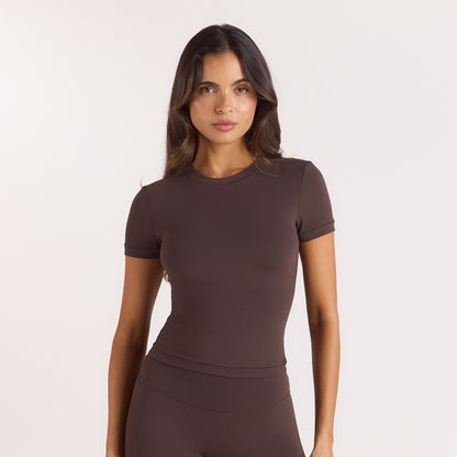 ContourSoft Short Sleeve T-Shirt - Dark Chocolate