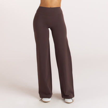 ContourSoft Straight-Leg Leggings - Dark Chocolate