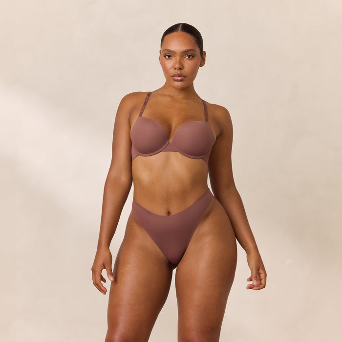 Invisible Form T-Shirt Bra - Nutmeg