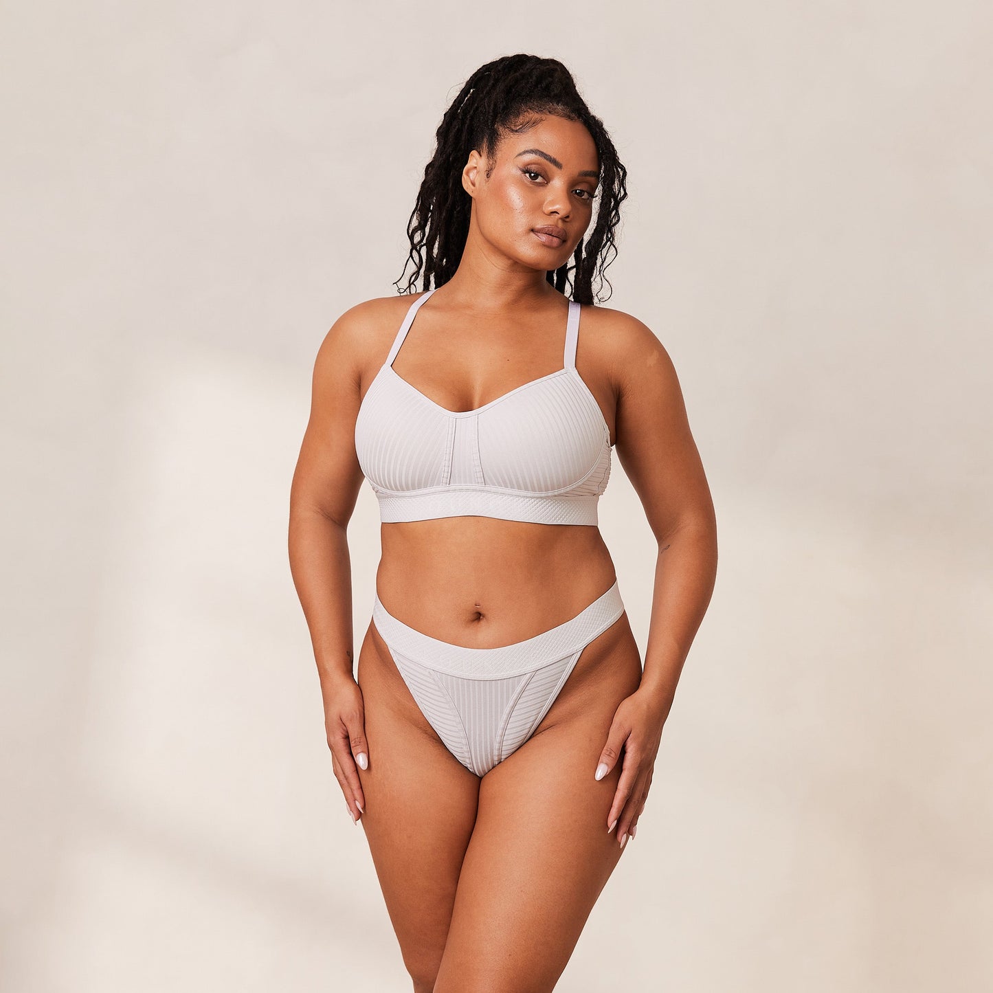 Bare Bra  - Gray