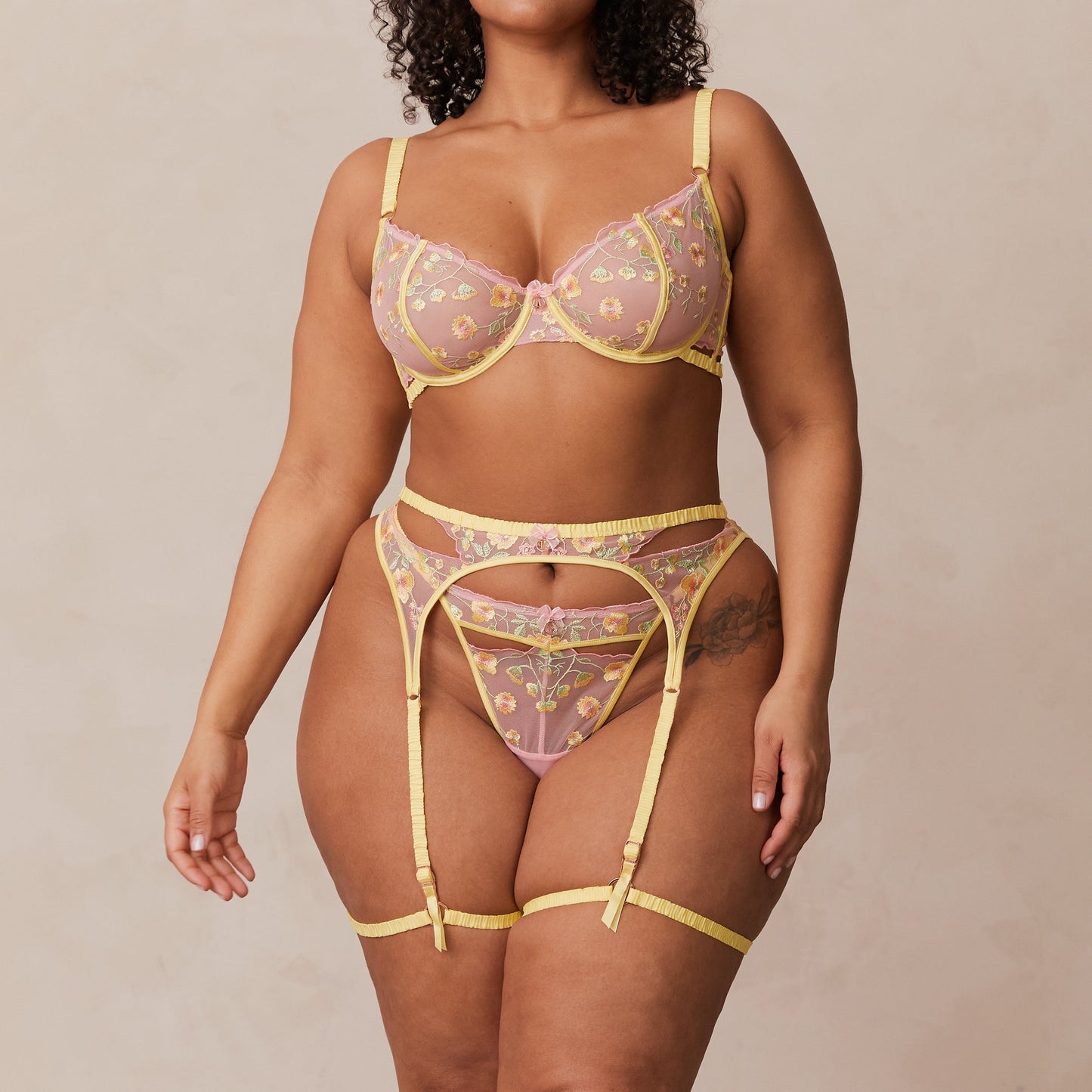 Cassia Intimates Bra - Lemon