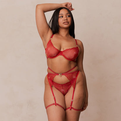 Gabriella Intimates Bra - Maroon