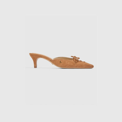 Annabelle Kitten Heels - Tan