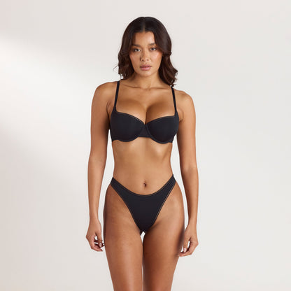 Comfort Extreme Push-Up Balconette Bra - Black