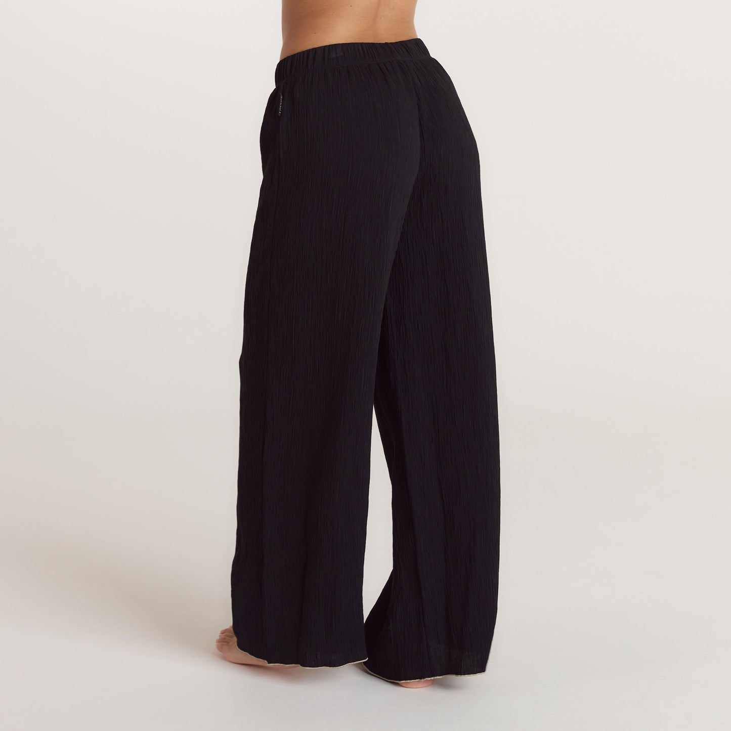 Crinkle Pajama Pants - Black
