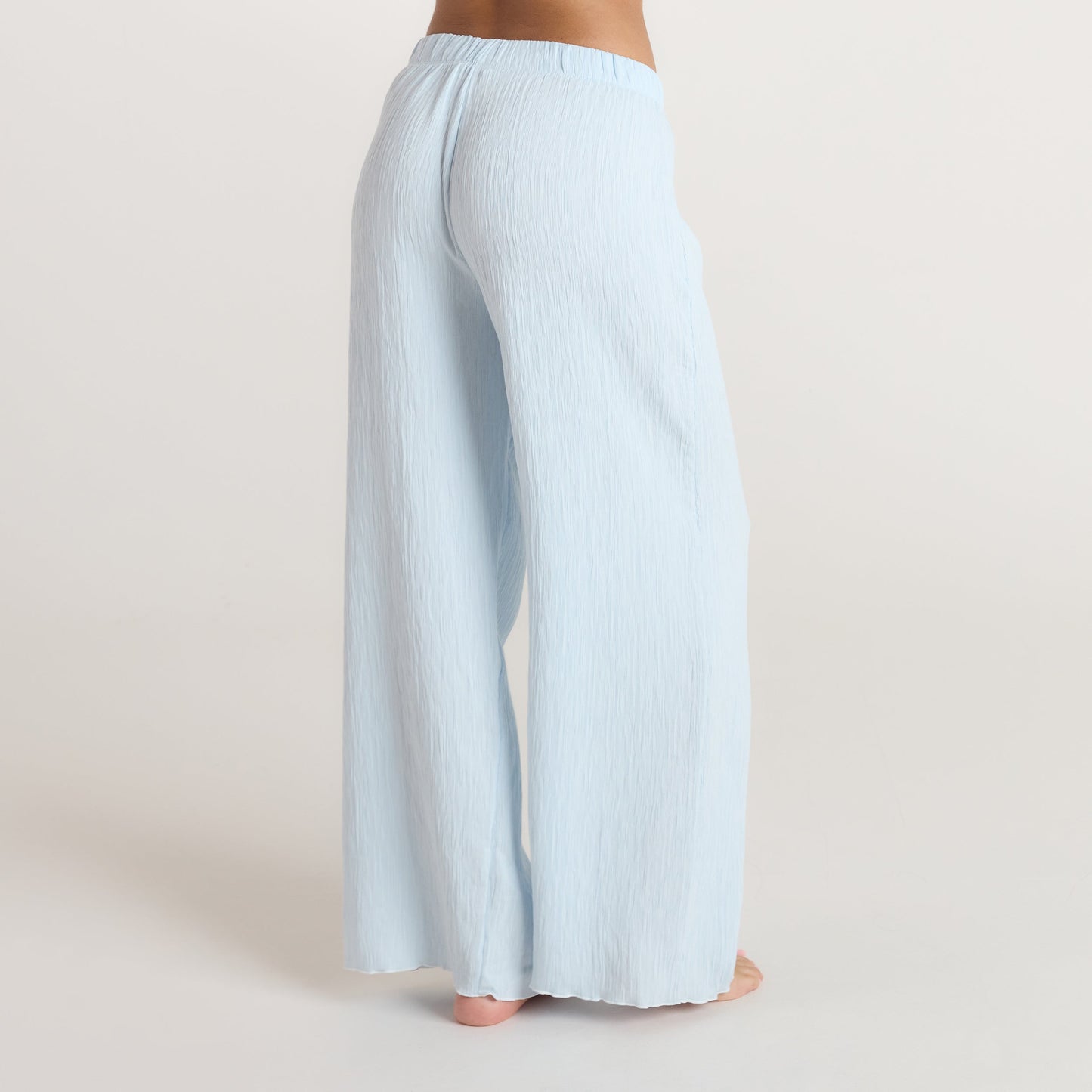 Crinkle Pajama Pants - Blue