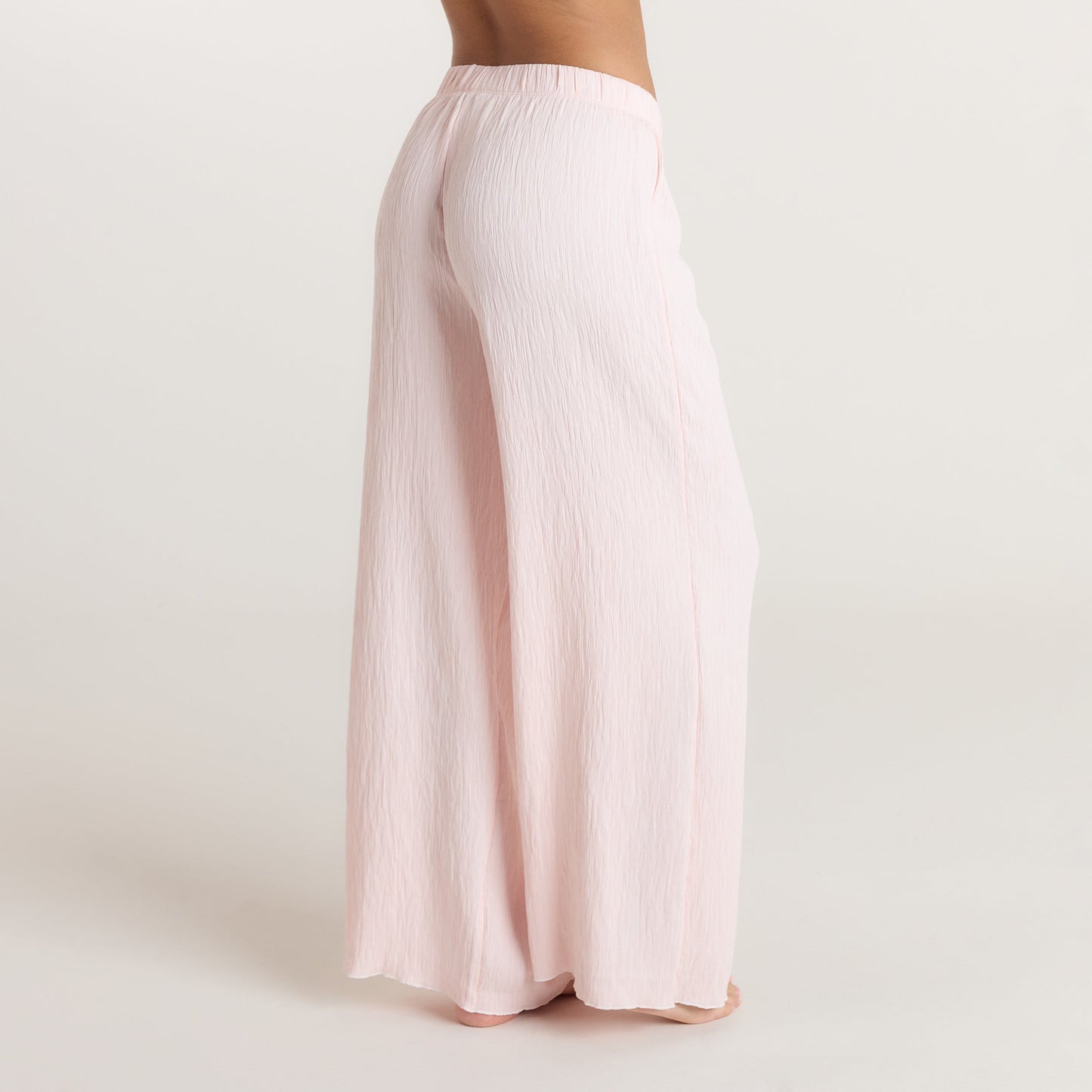 Crinkle Pajama Pants - Pink