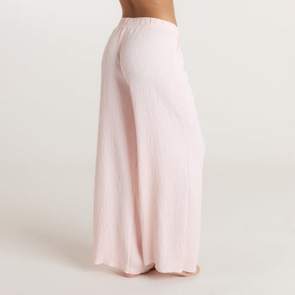 Crinkle Pajama Pants - Pink