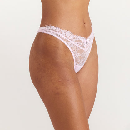 Lace Thong - Pink