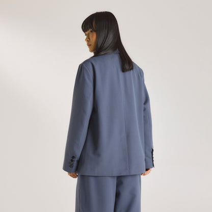 Oversized Blazer - Blue