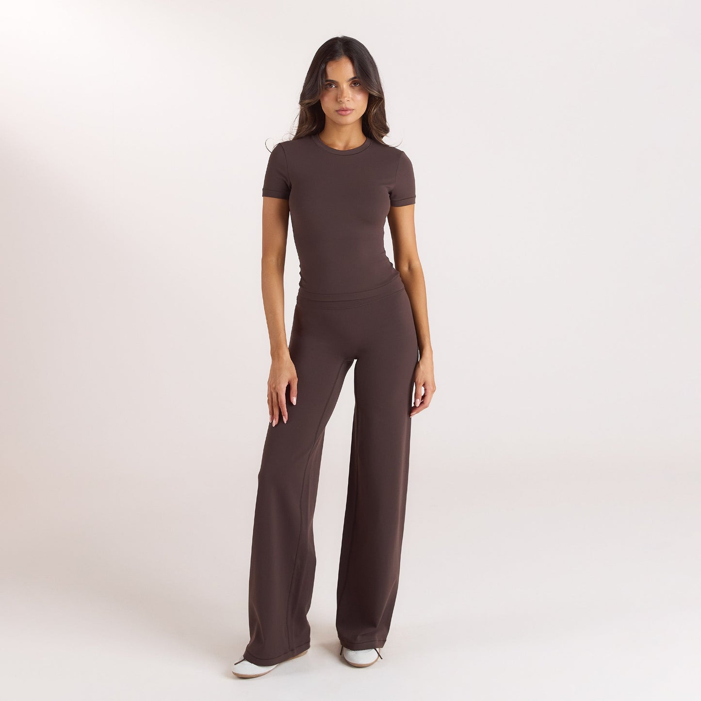 ContourSoft Straight-Leg Leggings - Dark Chocolate