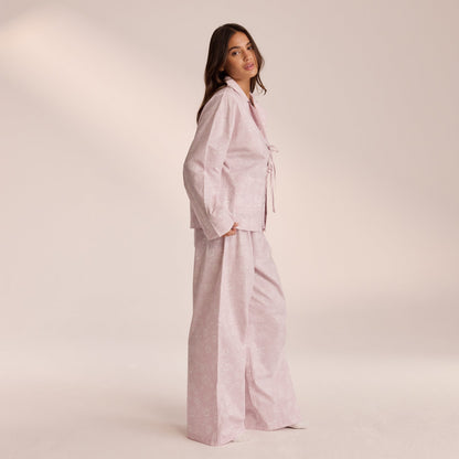 Cotton Pajama Pants - Lilac