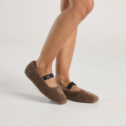 Allegra Ballet Flats - Mink