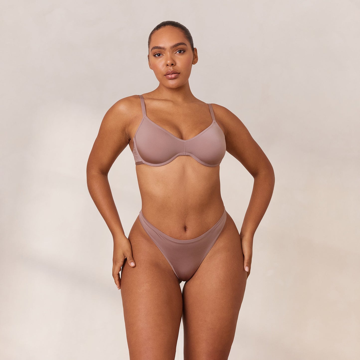 Barely There Plunge Bra - Mauve