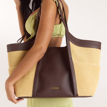 Romy Tote Bag - Chocolate