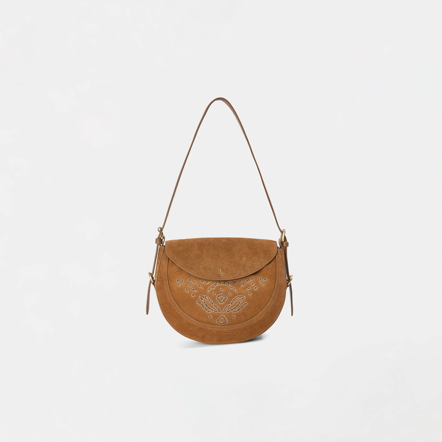 Talia Saddle Bag - Brown