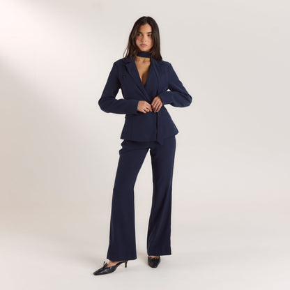 Multiway Fitted Blazer - Navy