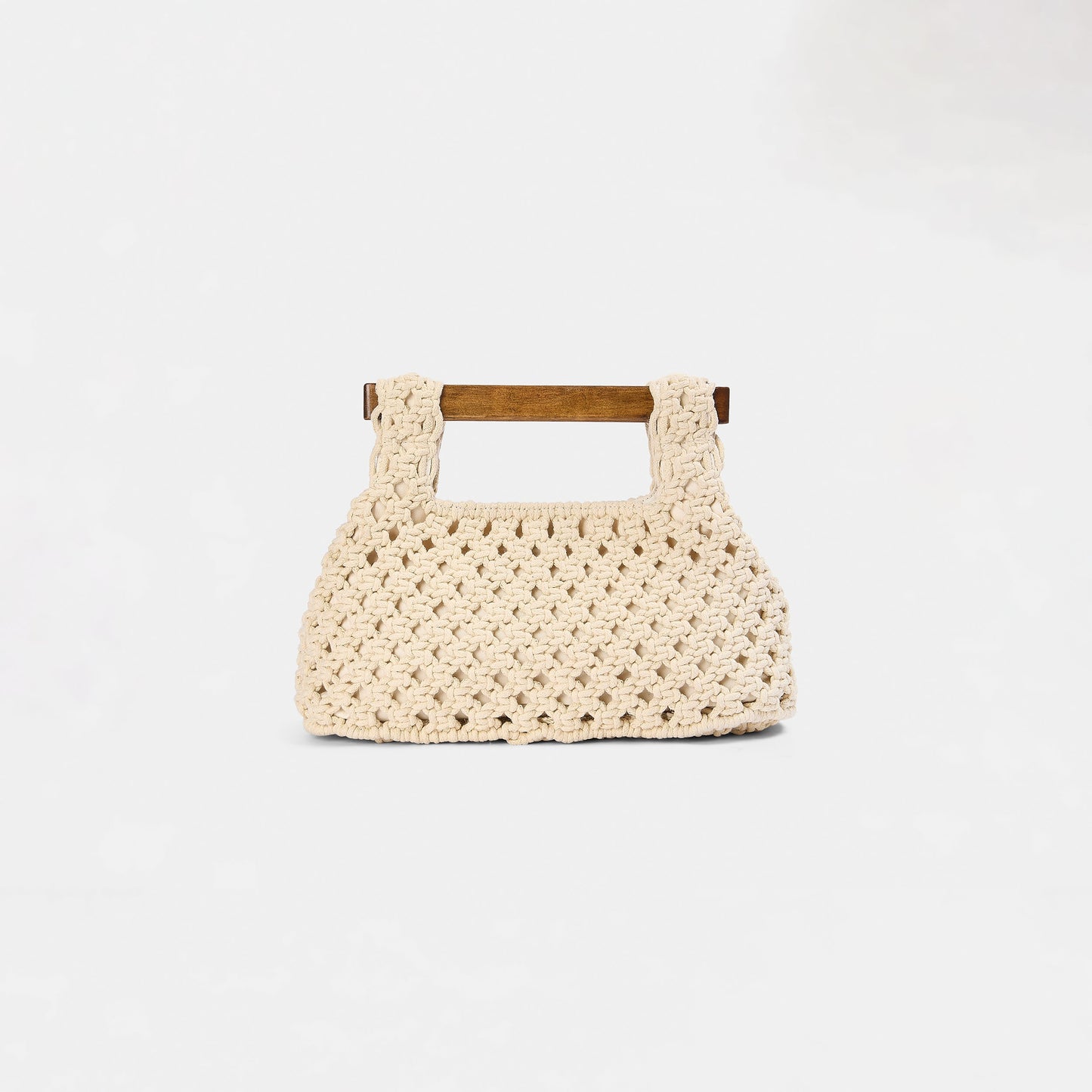 Clover Clutch Bag - Cream
