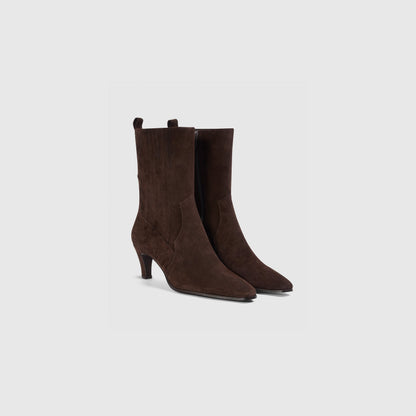 Heather Ankle Boots - Chocolate