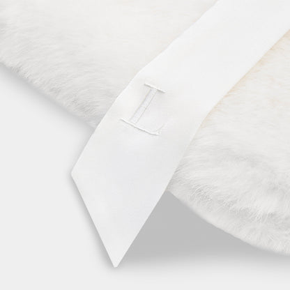 Faux Fur Hot Water Bottle - Ivory