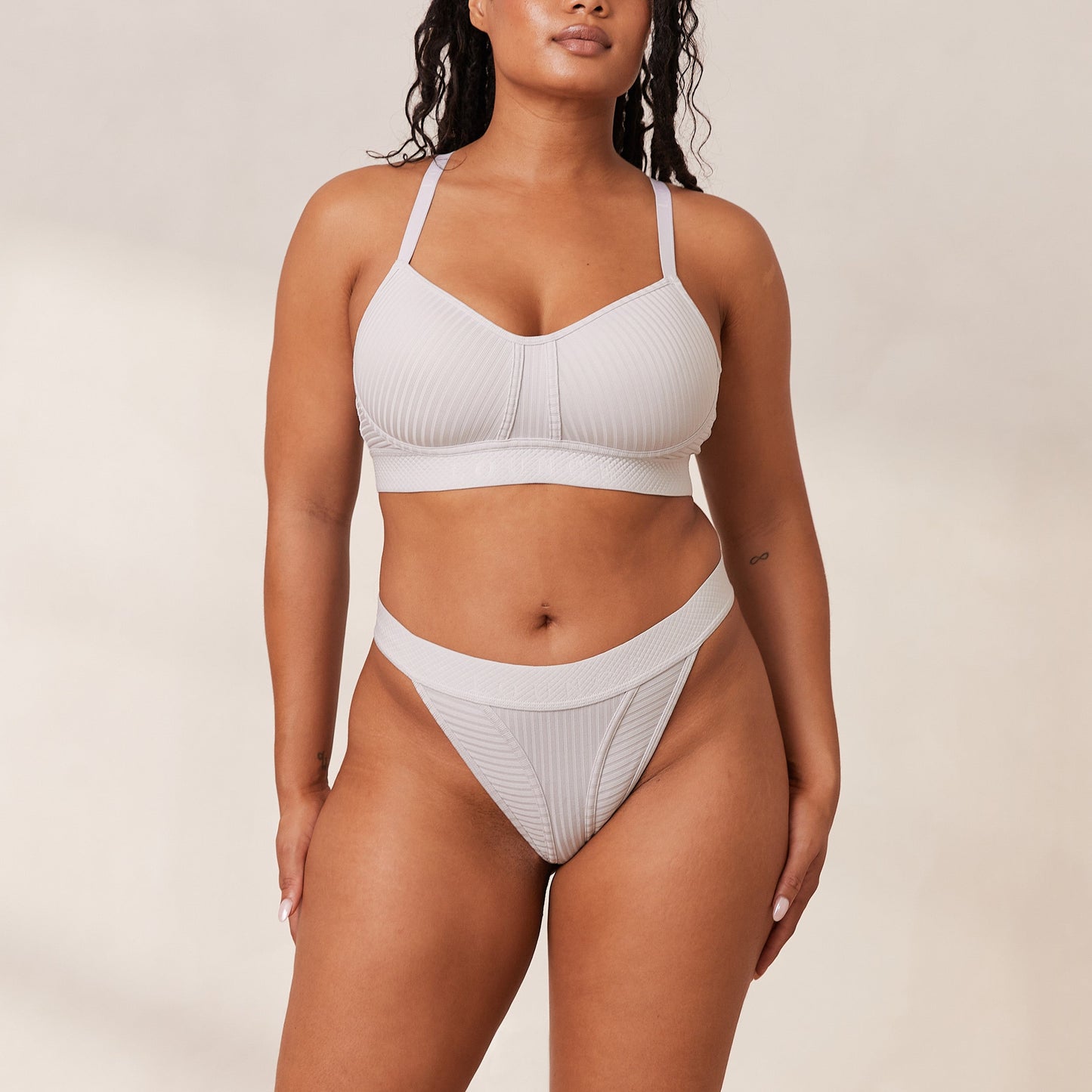 Bare Bra  - Gray