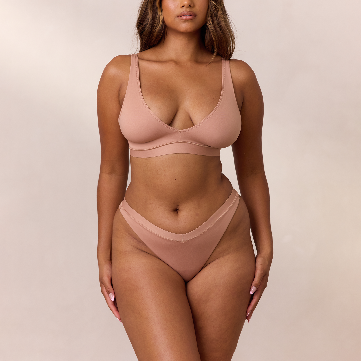 Everyday Comfort Triangle Bra - Honey