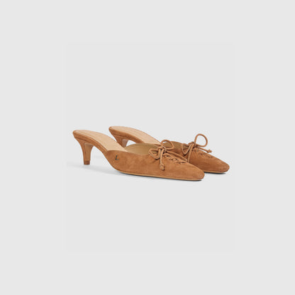Annabelle Kitten Heels - Tan