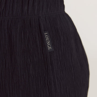Crinkle Pajama Pants - Black