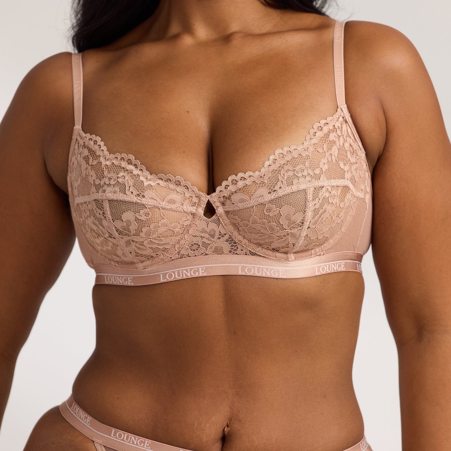 Blossom Balcony Bra - Dusty Rose