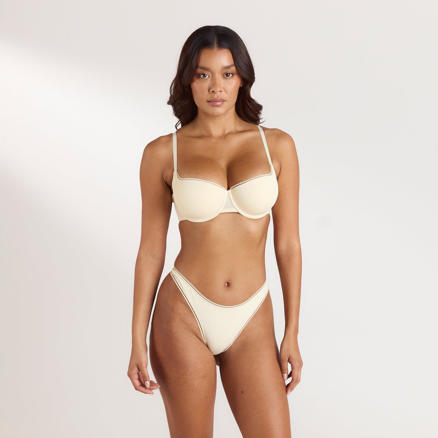 Comfort Extreme Push-Up Balconette Bra - Latte