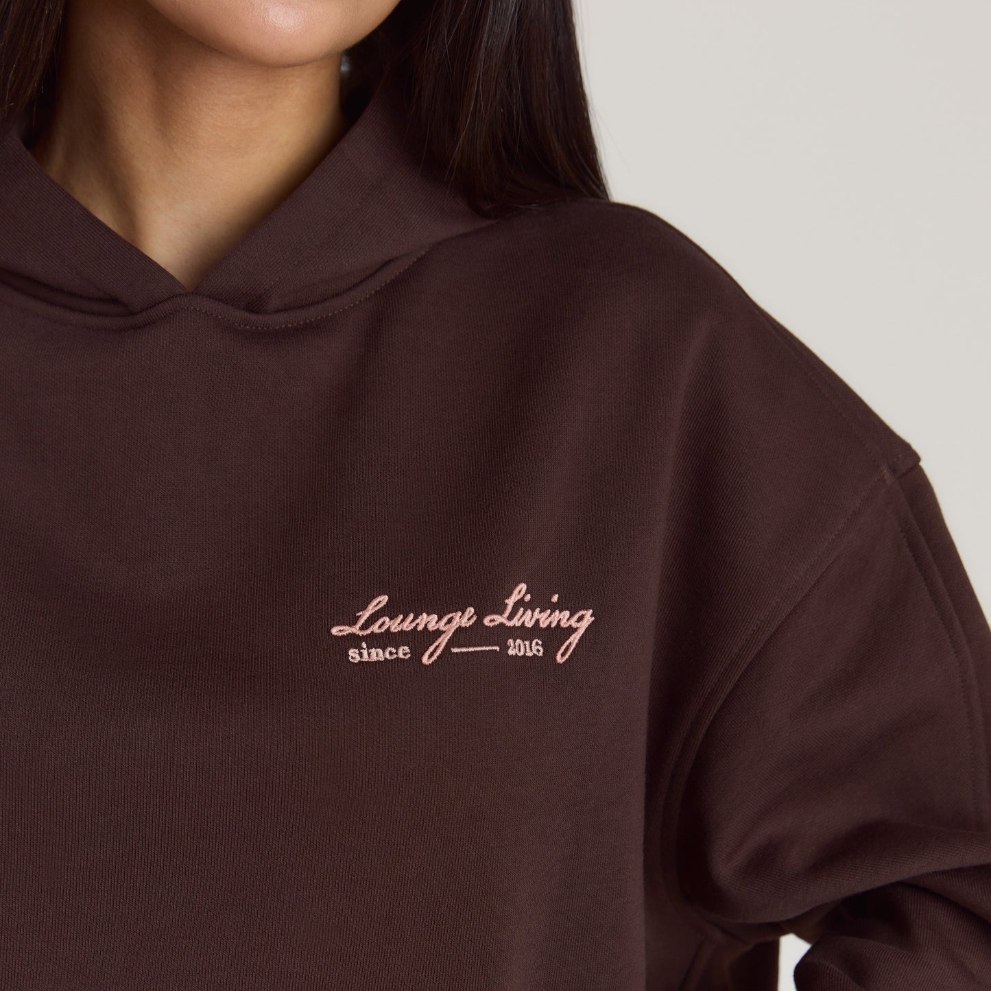 Lounge Living Hoodie - Chocolate