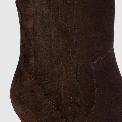 Heather Ankle Boots - Chocolate