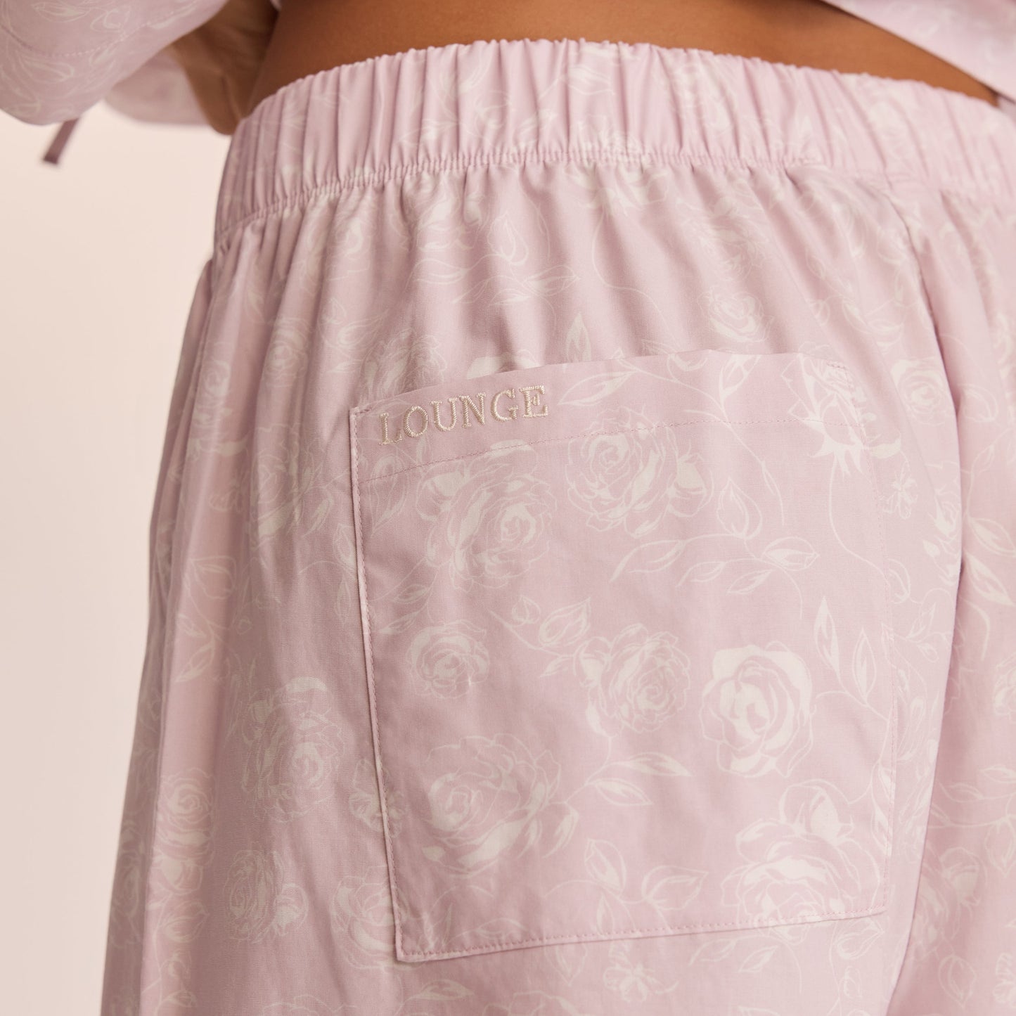 Cotton Pajama Pants - Lilac