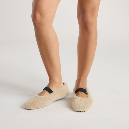 Allegra Ballet Flats - Natural