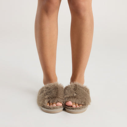 Scarlett Slippers - Taupe