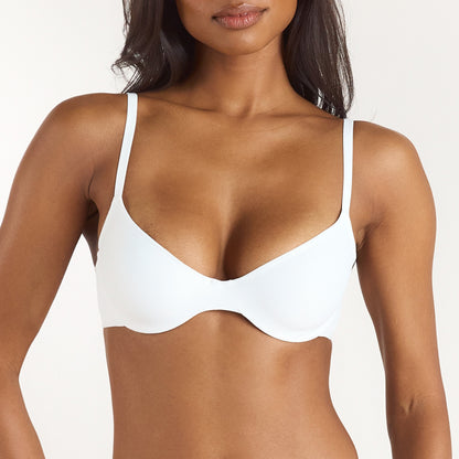 PillowSoft™ Scoop Bra - White
