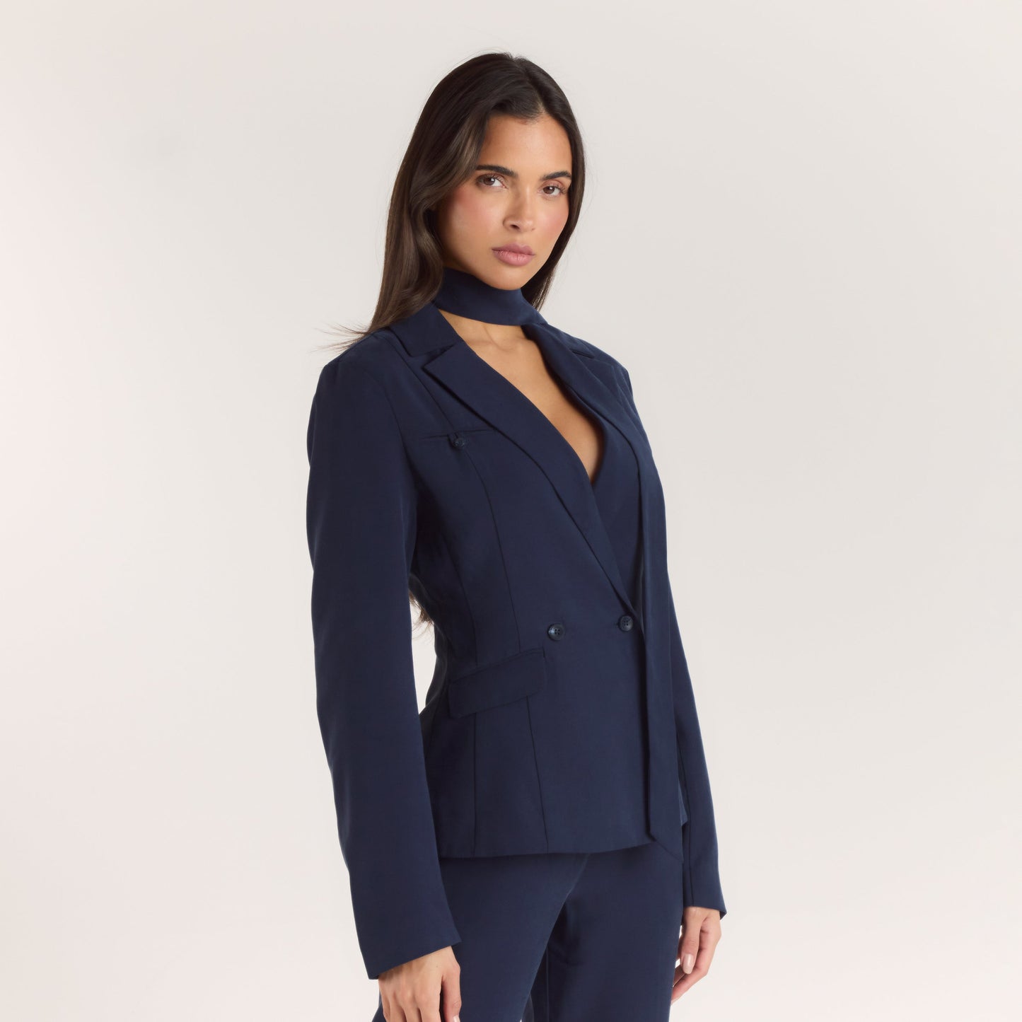 Multiway Fitted Blazer - Navy