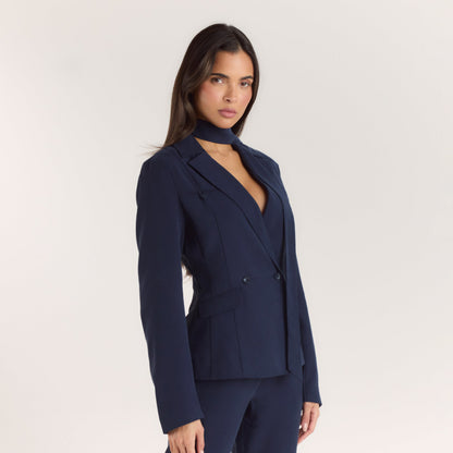 Multiway Fitted Blazer - Navy