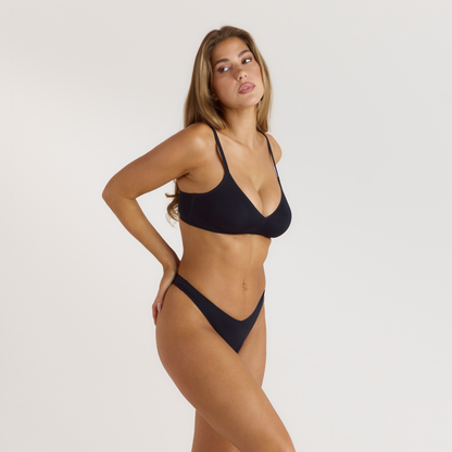 Seamless Bralette - Black
