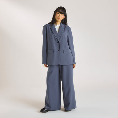 Oversized Blazer - Blue